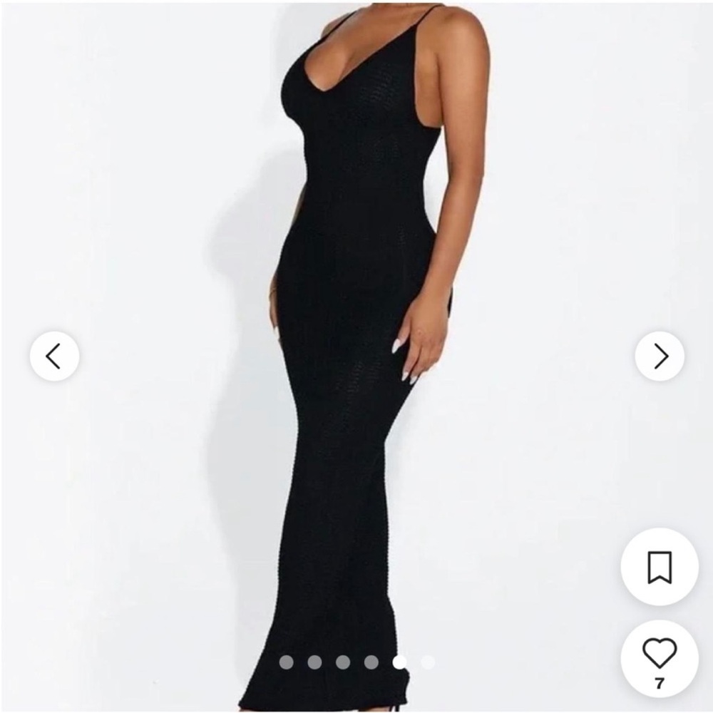 Naked Wardrobe Black Maxi Dress